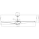Zephyr 62 inch Matte White Downrod Ceiling Fan