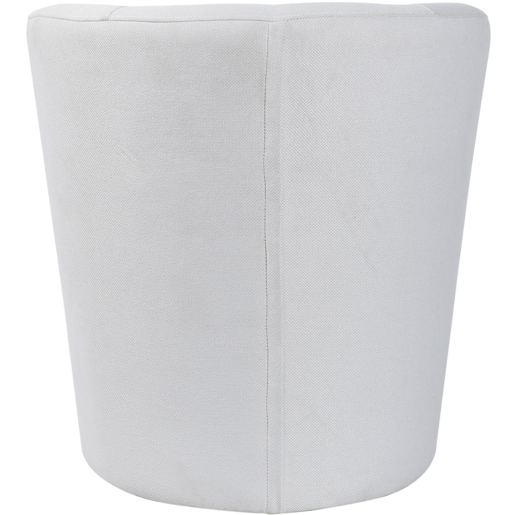 Cameron White Boucle and Black Chair