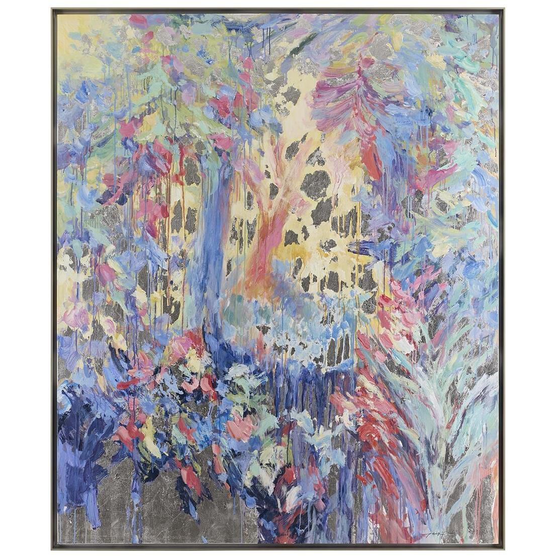 Teng Fei's Unbound 73 X 61 inch Oils and Original Art