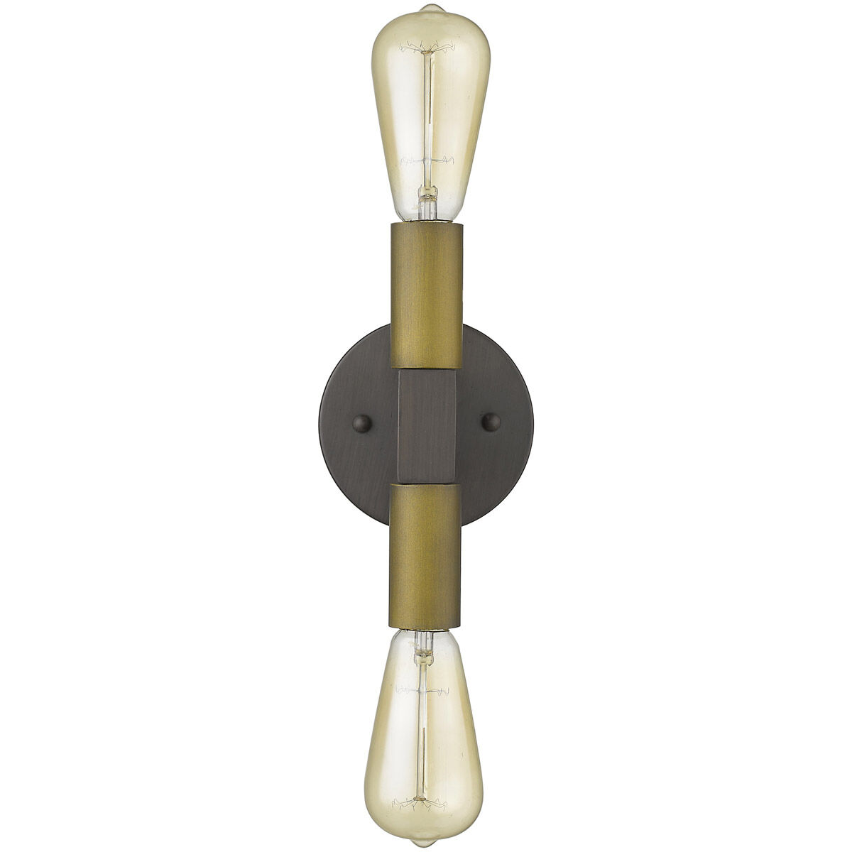 Cumberland 2 Light 5 inch Wood Finish Sconce Wall Light