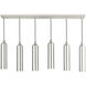 Ardmore 6 Light 44 inch Brushed Nickel Linear Pendant Ceiling Light