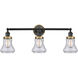 Franklin Restoration Bellmont 3 Light 30.00 inch Bathroom Vanity Light