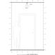 Everett 1 Light 9 inch Brushed Nickel with Chrome Finish Accents Semi-Flush Ceiling Light