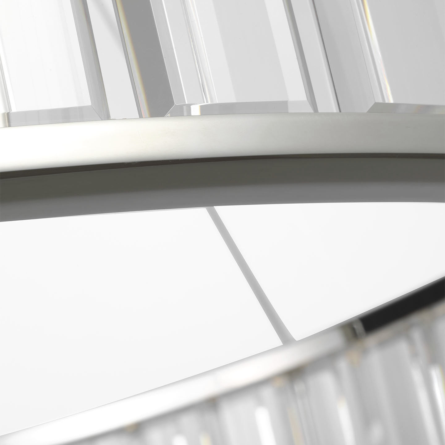 Chapman & Myers Iterna LED 40 inch Polished Nickel Ring Chandelier Ceiling Light