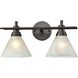 Pemberton 2 Light 18 inch Oil Rubbed Bronze Vanity Light Wall Light