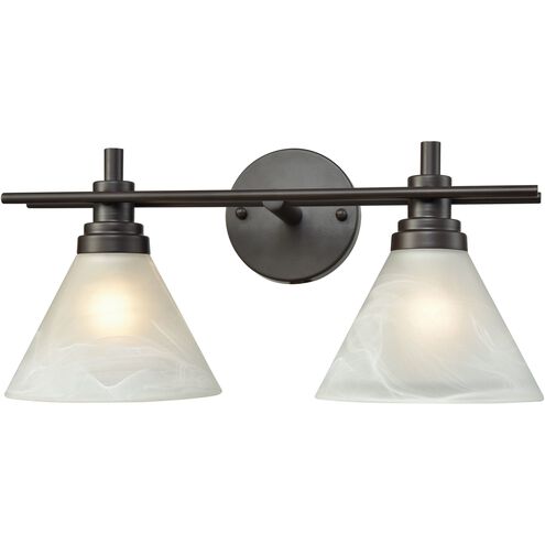 Pemberton 2 Light 18 inch Oil Rubbed Bronze Vanity Light Wall Light