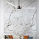 Atlas Alessandra-LK 56 inch Textured Bronze with Matte White Blades Indoor/Outdoor Ceiling Fan