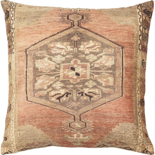 Javed 22 inch Beige; Multicolored Pillow Kit