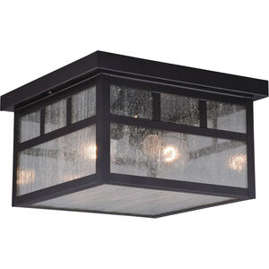 Mission 2 Light 12 inch Oil Burnished Bronze Outdoor Ceiling