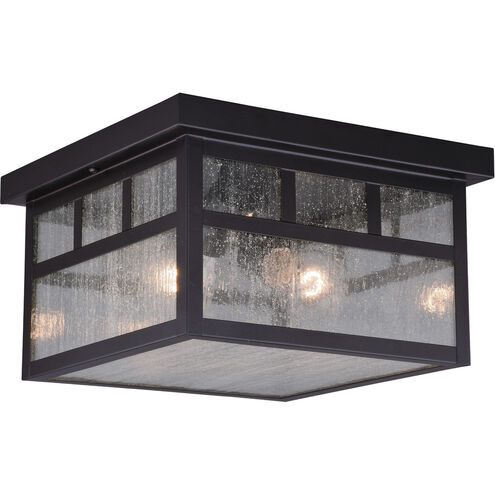 Mission LED 11.5 inch Oil Burnished Bronze Outdoor Ceiling