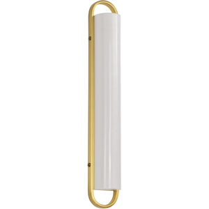 Velano LED 26 inch Brushed Brass Vanity Wall Light