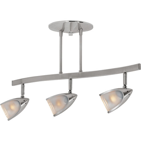 Comet 3 Light 120 Brushed Steel Linear Ceiling Spot Ceiling Light