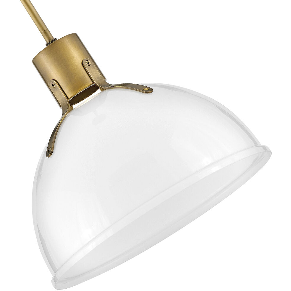 Argo LED 14 inch Heritage Brass Indoor Pendant Ceiling Light