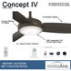 Concept IV 54 inch Oil Rubbed Bronze Outdoor Ceiling Fan