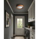 Souffle LED 13.75 inch Terra Cotta Flush Mount Ceiling Light