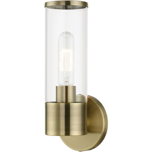Banca 1 Light 4 inch Antique Brass ADA Single Sconce Wall Light, Single