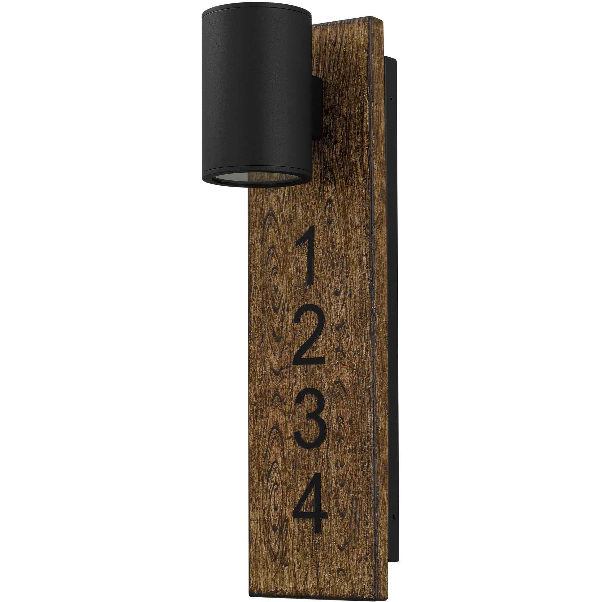 Woodone LED 19 inch Sand Black Outdoor Wall Sconce