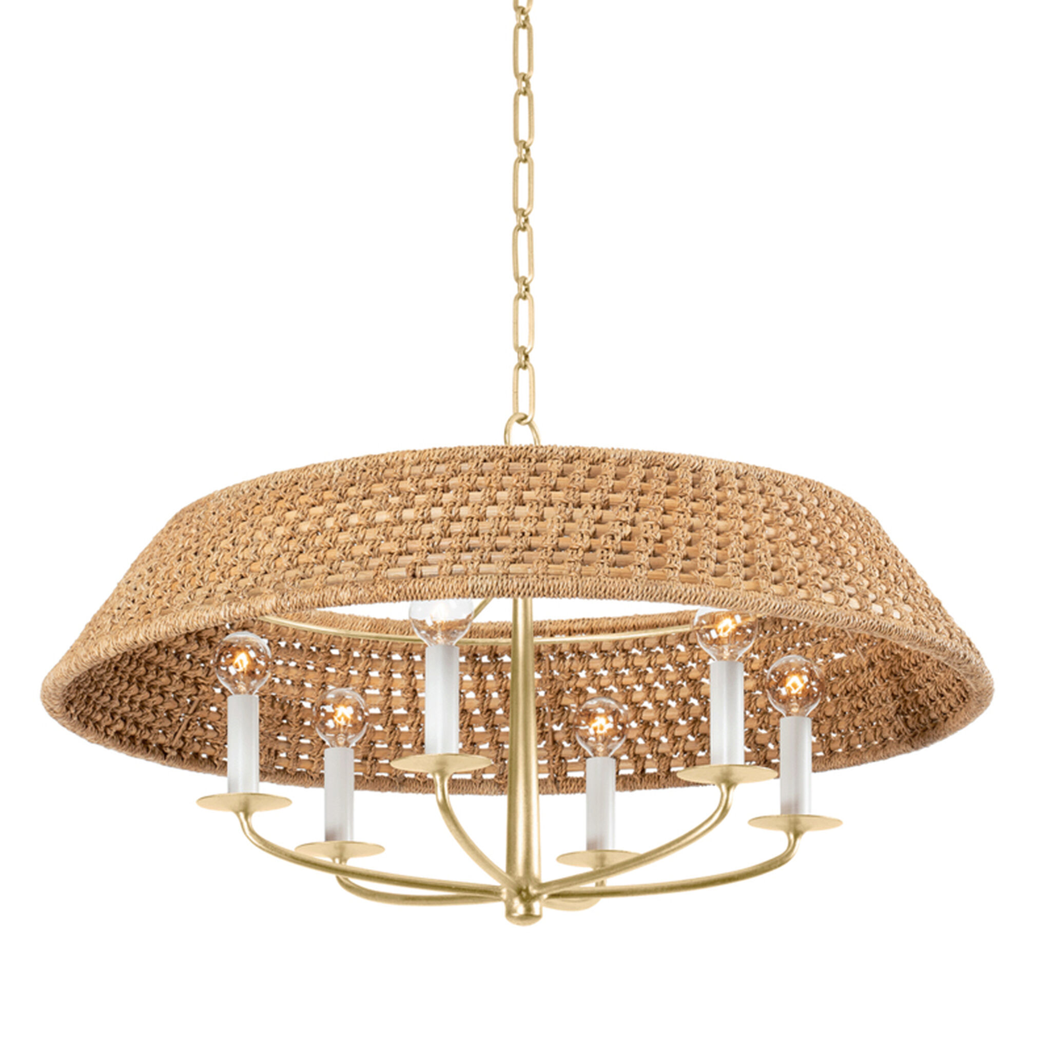 Hudson Valley Lighting Bradley Chandelier - The Gilded Halo angle 1