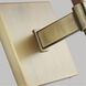 Katie 1 Light Time Worn Brass / Saddle Leather Wall Sconce Wall Light 