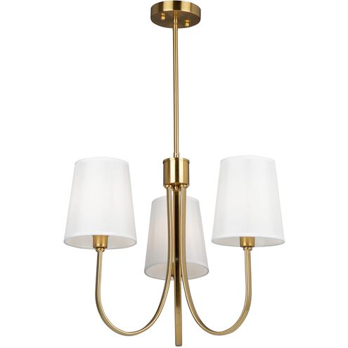 Rhythm LED 23.6 inch Brushed Gold Chandelier Ceiling Light