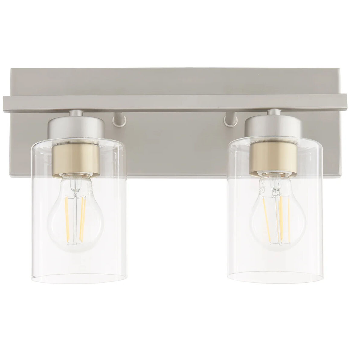 Carter 2 Light 14 inch Satin Nickel Vanity Light Wall Light