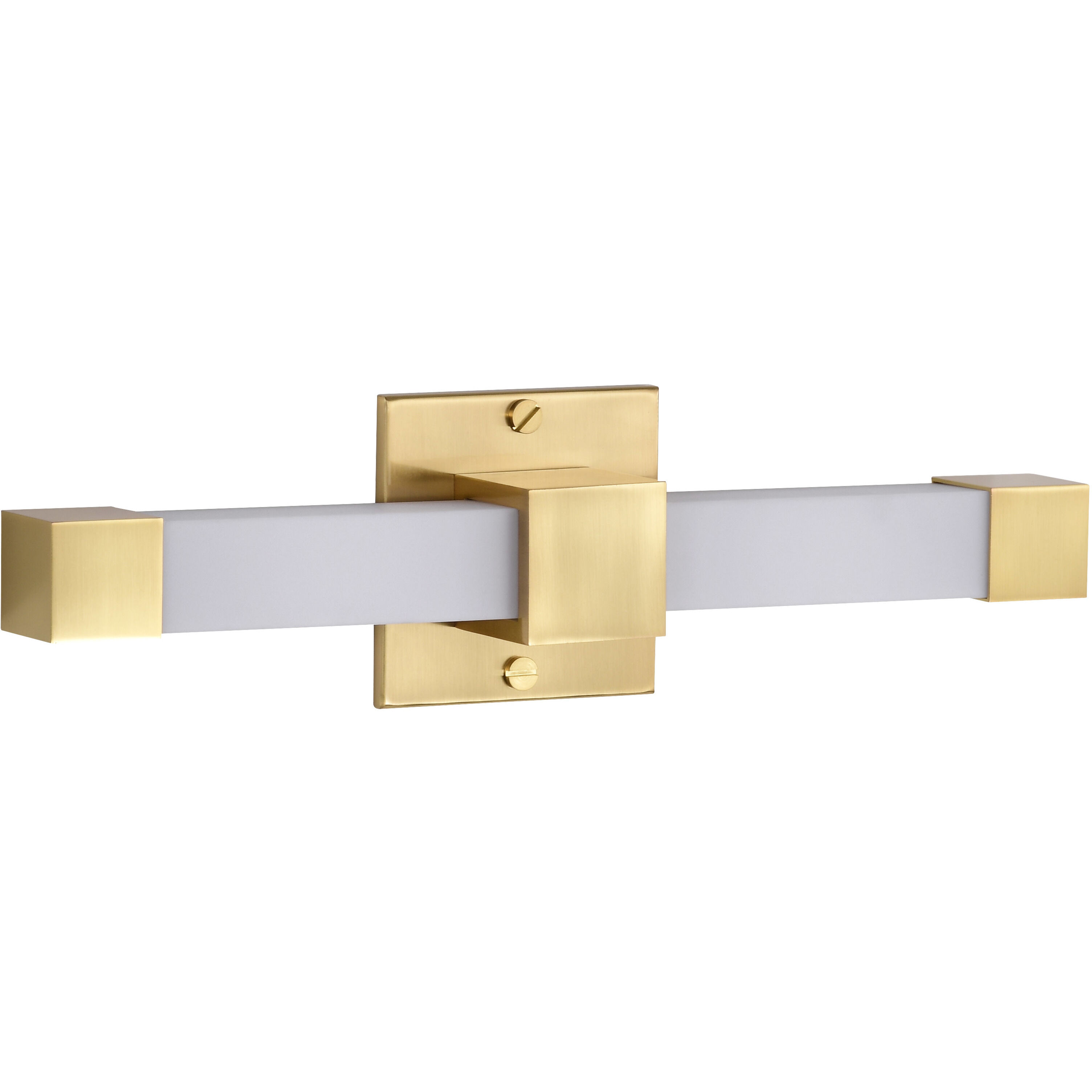 Brightwyn LED 16 inch Brushed Brass Vanity Wall Light