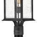 Grant 1 Light 23.75 inch Textured Black Outdoor Post Mount Lantern