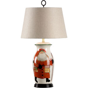 Vietri 32 inch 100 watt Hand Sculpted and Painted Table Lamp Portable Light, Large