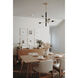 Astrid 4 Light 24 inch Aged Brass Chandelier Ceiling Light
