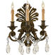 Jonathan 3 Light 13.5 inch Stained Gold Wall Sconce Wall Light