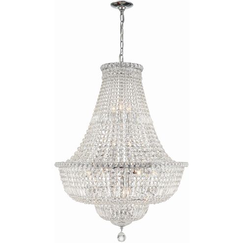 Roslyn 15 Light 28 inch Polished Chrome Chandelier Ceiling Light
