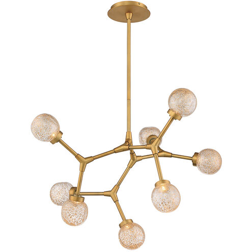 Catalyst LED 28 inch Aged Brass Chandelier Ceiling Light in 28in.