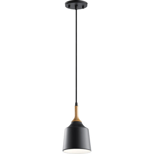 Danika 1 Light 5 inch Black Mini Pendant Ceiling Light