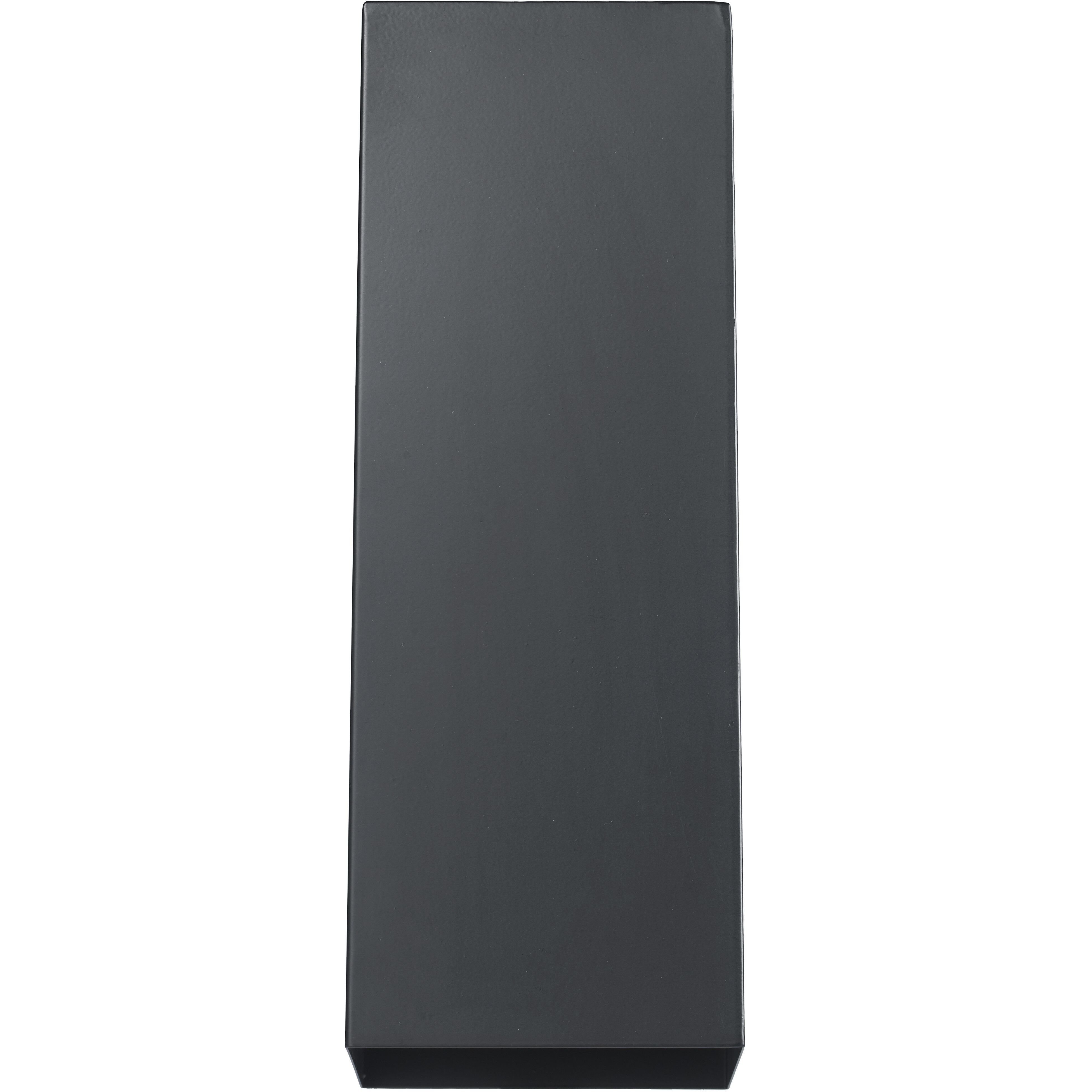 Oro 1 Light 14 inch Matte Black Outdoor Wall Light