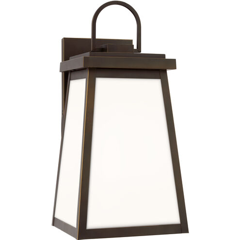 Founders 1 Light 18 inch Antique Bronze Outdoor Wall Lantern