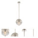 Portland LED 10 inch Polished Nickel Mini Pendant Ceiling Light