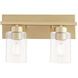 Carter 2 Light 14.00 inch Bathroom Vanity Light