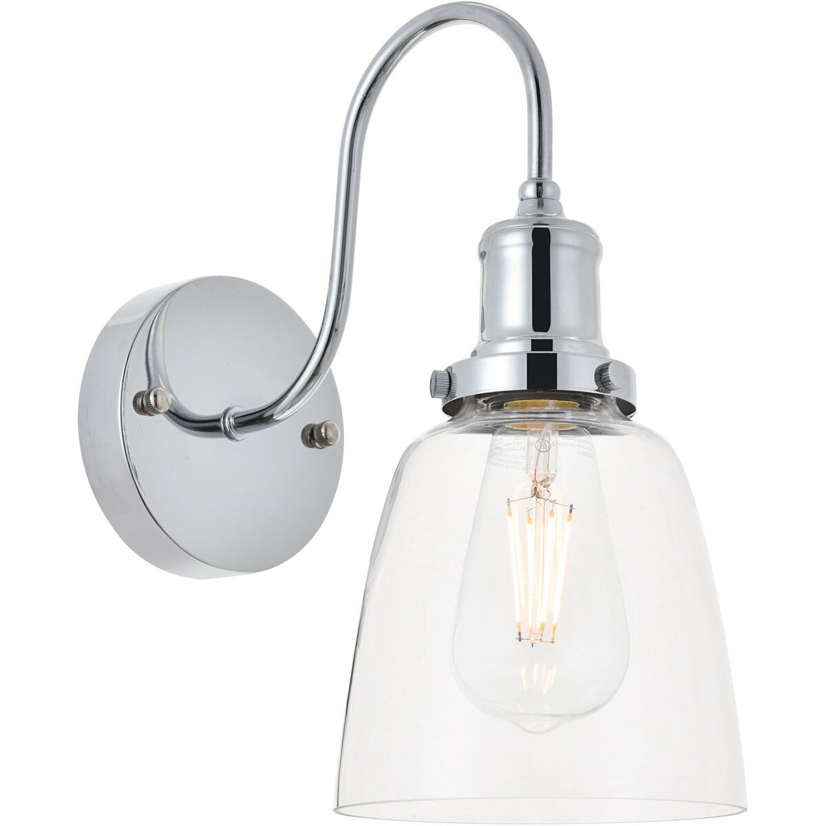 Felicity 1 Light 6 inch Chrome Wall Sconce Wall Light