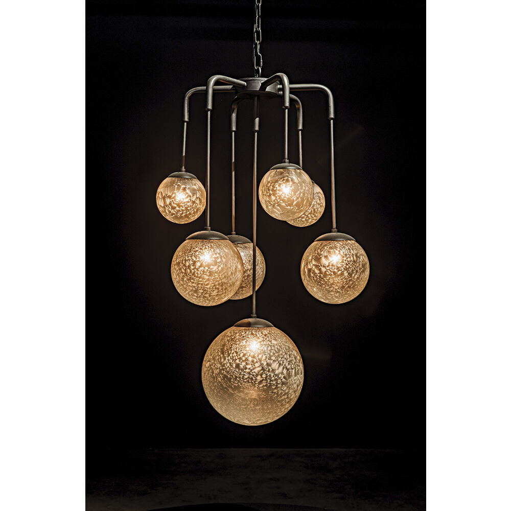 Artemis 7 Light 23 inch Matte Black Chandelier Ceiling Light