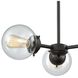 Beckett 3 Light 22 inch Oil Rubbed Bronze Chandelier Ceiling Light in Clear Glass