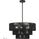 Acordia 6 Light 23 inch Black Pendant Chandelier Ceiling Light