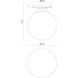 Alora Mood Otis 1 Light 7.88 inch Brushed Gold Semi-Flush Mount Ceiling Light