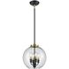 Frontenac 4 Light Multiple Finishes and Graphite Foyer Ceiling Light