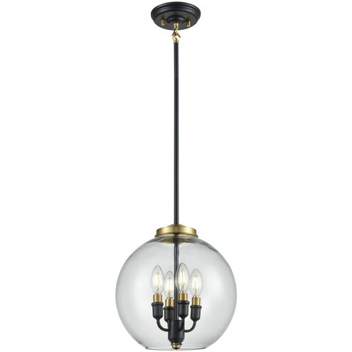 Frontenac 4 Light Multiple Finishes and Graphite Foyer Ceiling Light