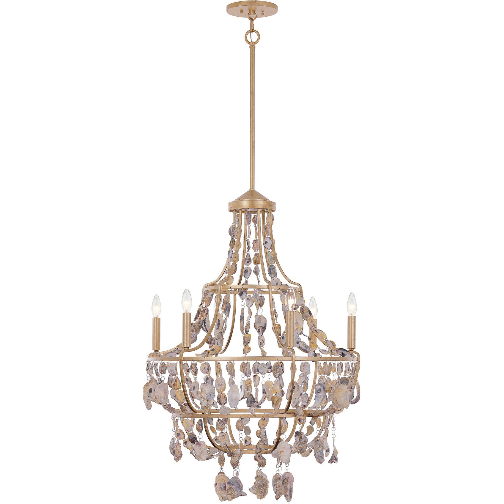 Leanne 6 Light 38.75 inch Chandon Chandelier Ceiling Light