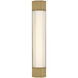 Facet LED 4.5 inch Heritage Brass Bath Light Wall Light