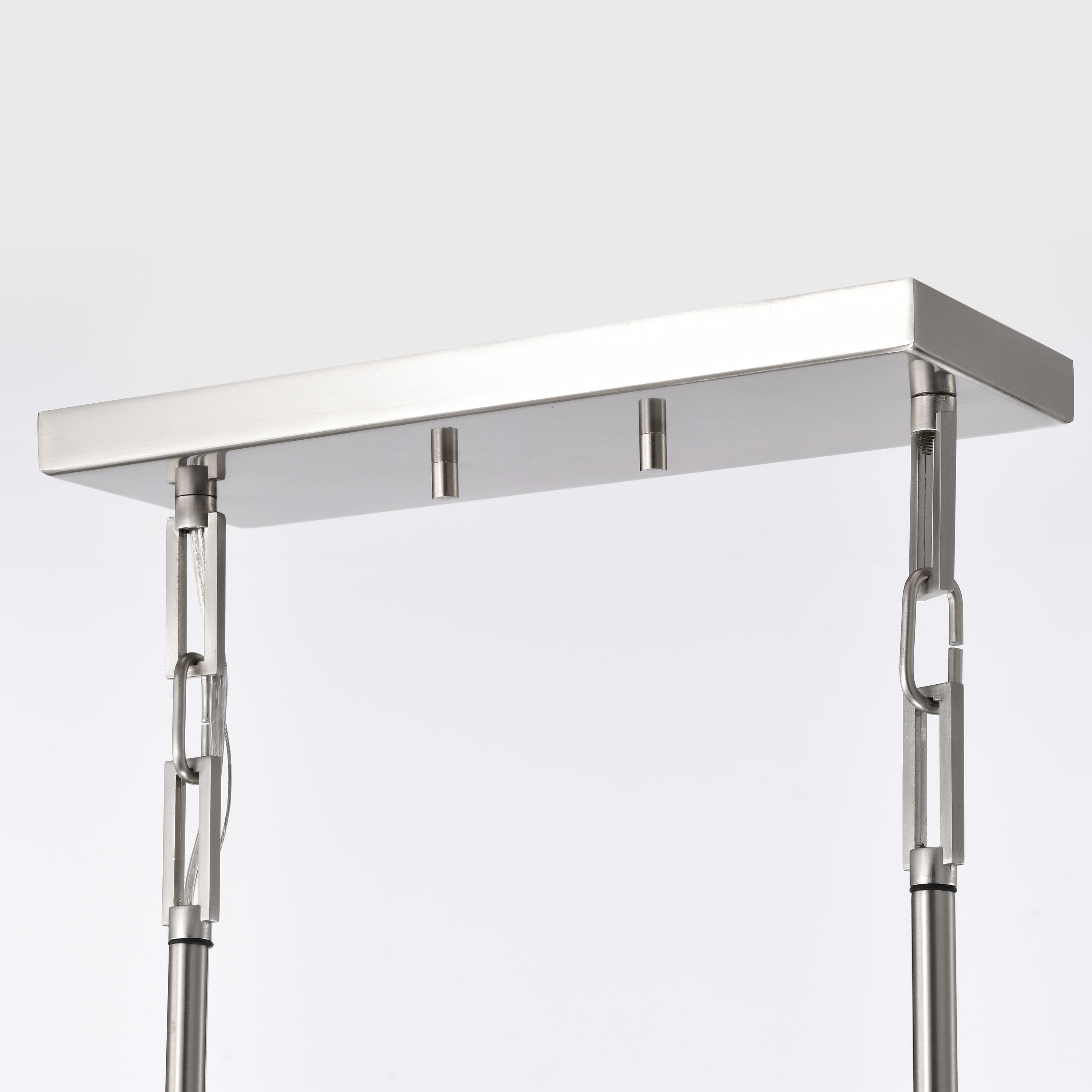 Frame LED 36 inch Brushed Nickel Island Pendant Ceiling Light 