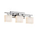 Fusion LED 26 inch Polished Chrome Vanity Light Wall Light in 2100 Lm LED, Rectangle, Opal Fusion