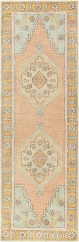 Malatya 96 X 30 inch Sage Rug in 2.5 x 8, Runner