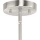 Trimble 4 Light 22.37 inch Brushed Nickel Chandelier Ceiling Light, Design Series